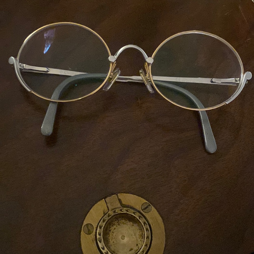 DIOR round Two tone eyeglass frames vintage unique